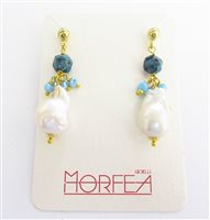 Boucles d'oreilles Morfea Gioielli Femme in laiton Perla 0010151 - 0010151